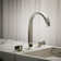 Components Bathroom Sink Faucet Spout With Ribbon Design 1.2 GPM