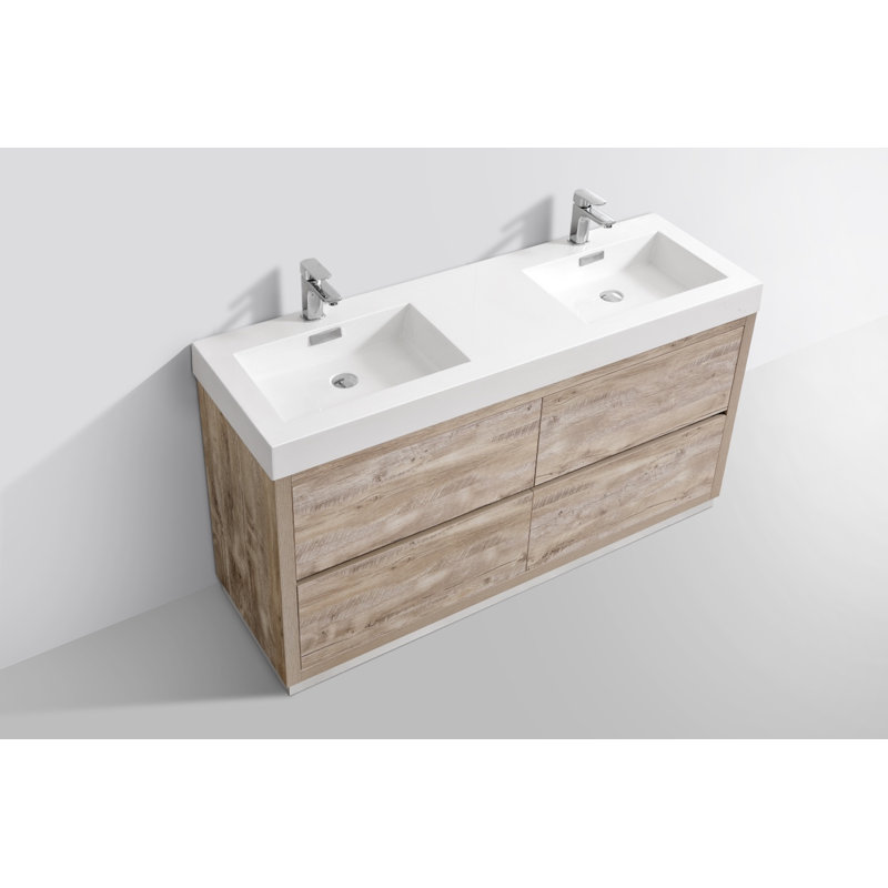 Ensemble de meuble-lavabo double 60 po Parsonage