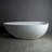 Euthalia 67'' x 34'' Freestanding Soaking Solid Surface Bathtub-50540473