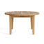 Brianna Outdoor Round Teak Coffee Table