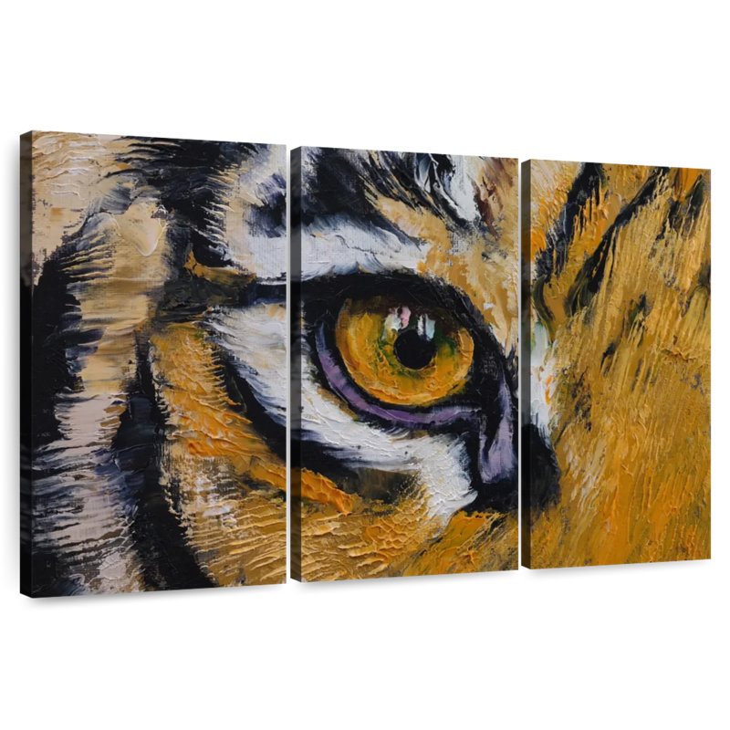 Oeil du tigre, H 28 po x l 45 po