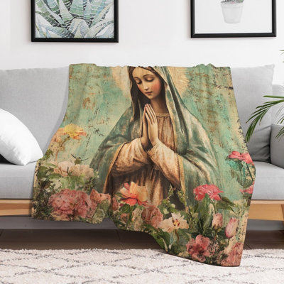 Jeté en flanelle de luxe de marque VirginMary