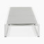 Chaise longue d'extérieur réglable à 5 niveaux, structure en aluminium durable et filet en textilène, parfaite pour le patio / la piscine