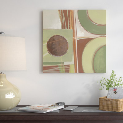 «Fields of Green II» par Pamela Luer, reproduction sur toile tendue sur châssis