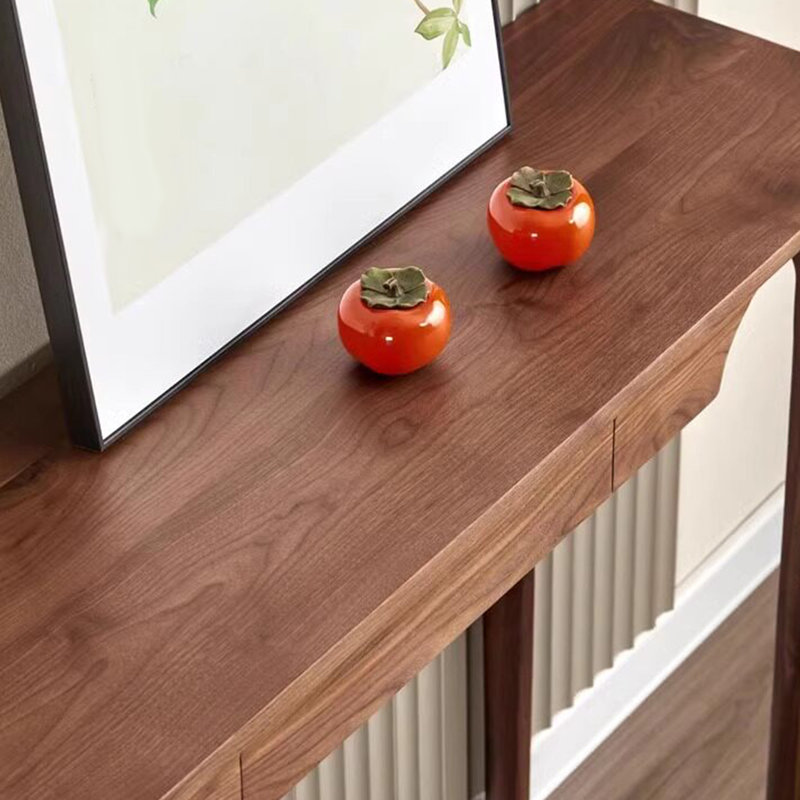 Console de style chinois rétro, H 35,4 po x l 47,2 po x P 13,8 po
