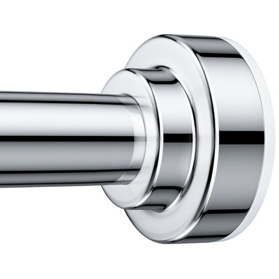 Shower Curtain Rods, 32-80 Inches Adjustable Spring Tension Shower Curtain Rods, Rust-Proof And Anti-Slip Bathroom Shower Curtain Rods, No Need For Drilling, Never Collapse, Easy To Use, Silver