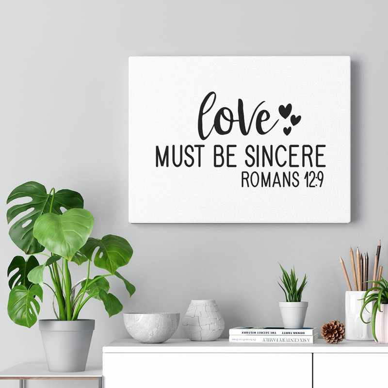 Sincere Romans - Wrapped Canvas Print, 61cm H x 76cm W