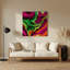 Abstrait couleur champ 51 mauve, art mural en métal-2032177703
