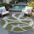Aloura Green Washable Indoor-Outdoor Rug - -1906572481