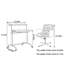 Italian style adjustable desk and chair set-454928517