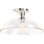 Tone™ 1 Light Semi Flush Mount with Domed Glass Shade