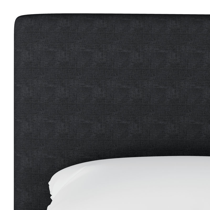 Lit tapissier Eisley, Très grand californien, Classic Linen Black