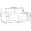 vidaXL Loveseat Sofa Dark Grey Polyester Fabric, Plywood, Steel, Plastic-1451117577
