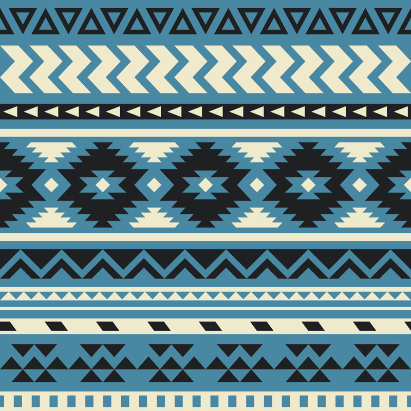 Mayall Abstract Pattern - Wrapped Canvas Print, 30cm H x 30cm W x 3.8cm D