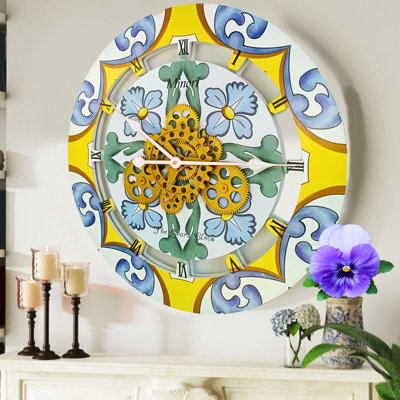 Horloge murale 24 po surdimensionnée pour le salon