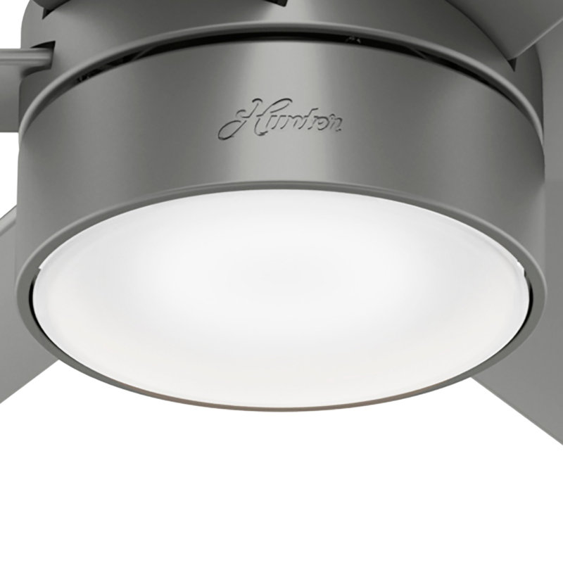 Solaria 72" Matte Silver Outdoor Ceiling Fan with LED Light and Remote