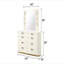 Commode 8 tiroirs La Pierre