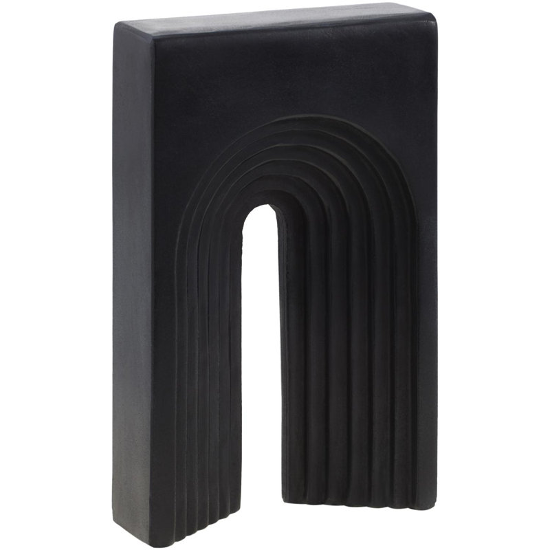Rebia Decorative Sculpture, Black