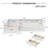 Metairie Modern L-Shaped Wooden Daybed with Storage Drawers & Bookshelf-50832933