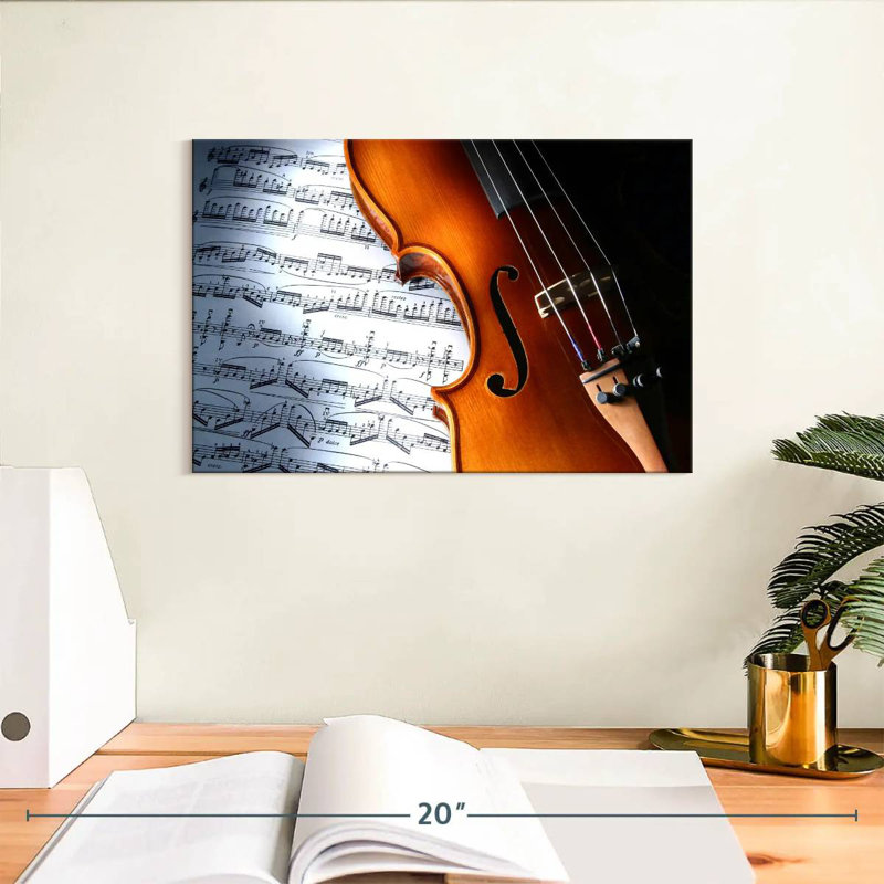 Violon, H 8 po x l 12 po
