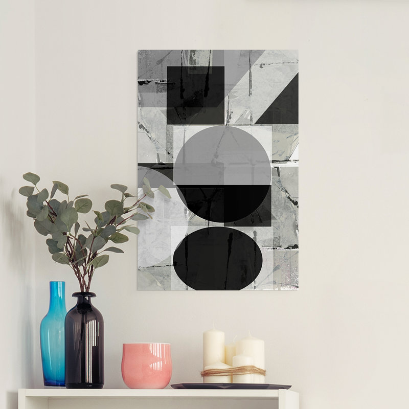 Abstrait Neutralité II - Impression sur toile seulement - NON-CADRE, 27" H x 18" W