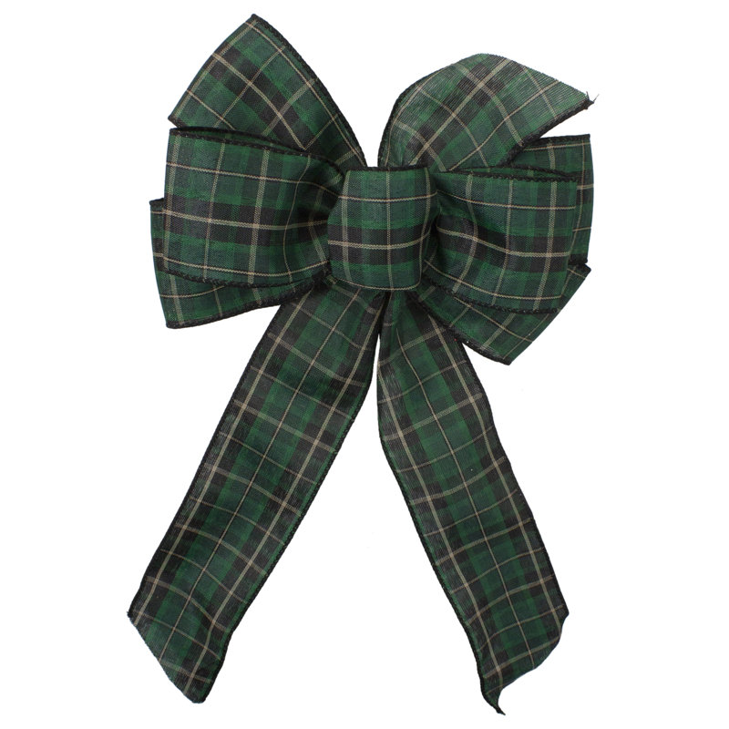 2'' Plaid Hanging Figurine Ornament