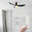 Efemena 45'' Ceiling Fan with LED Lights-1961324218