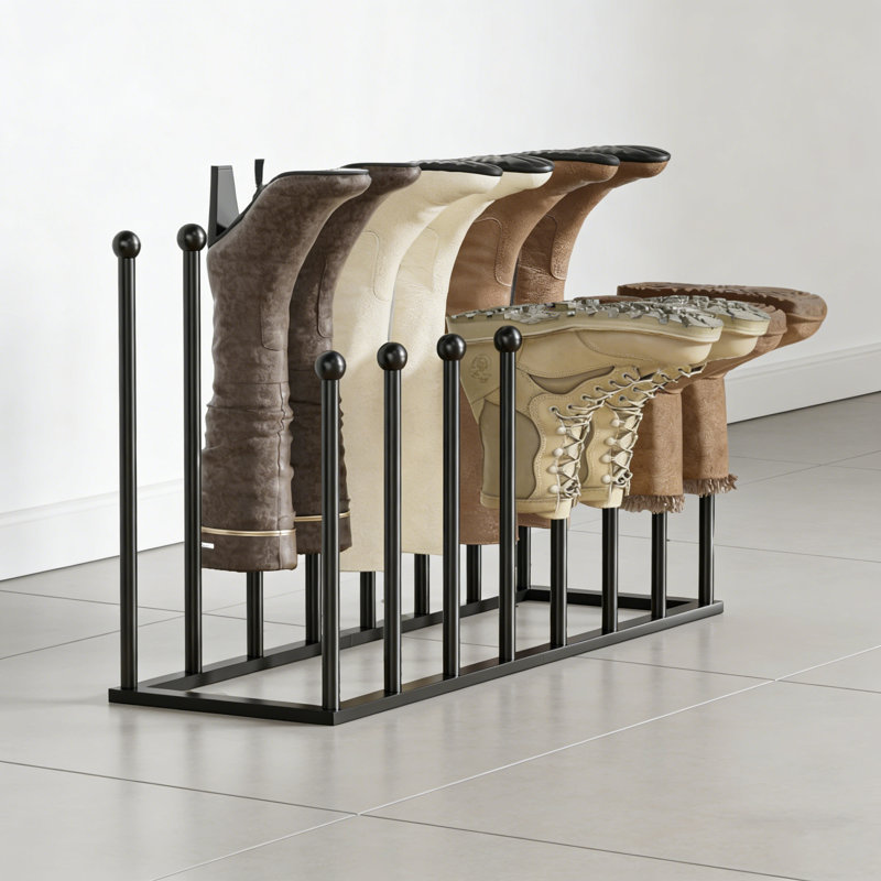 Support à bottes autoportant, H 17,1 po x l 31,1 po x P 9,84 po