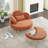 Small Sofa With Storage Ottoman, Small Sofa Bed 3 Pillows, Lazy Small Sofa Suitable For Small Space-1643299076
