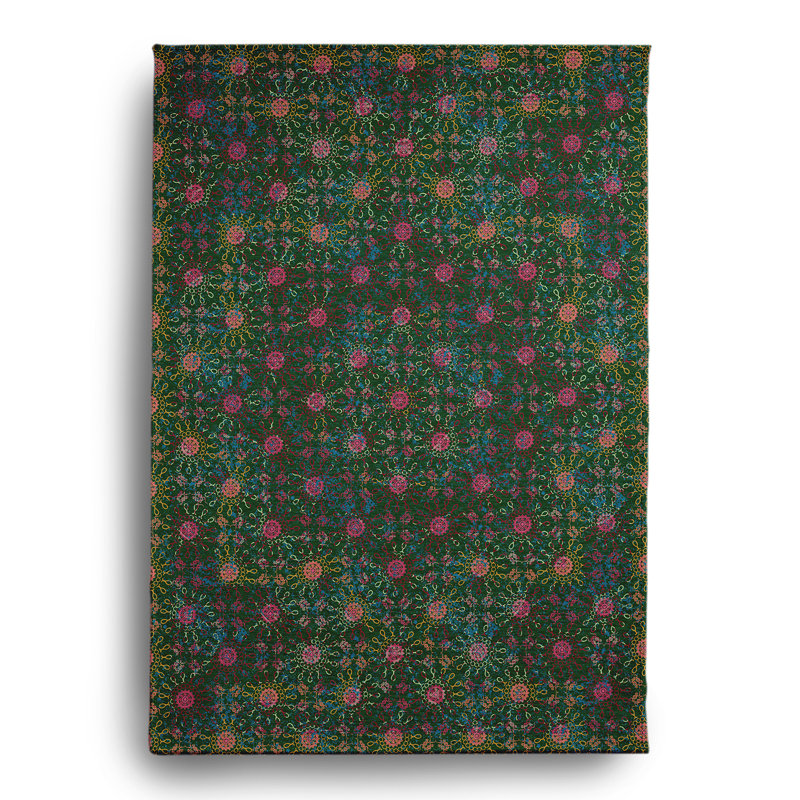 Chenille Floral Indoor Rug, Rectangle 5' x 7'
