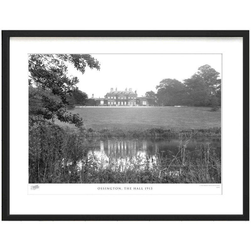 Ossington, The Hall 1913 - Single Picture Frame Print, 60cm H x 80cm W x 2.3cm D