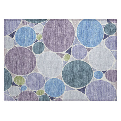 Machine Washable Indoor/Outdoor Chantille ACN2516 Geometric Rug