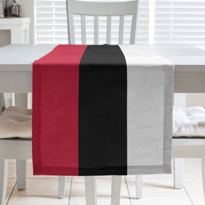 Atlanta Throwback Football Stripes Table Runner