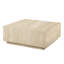 Table de nuit moderne - beige, fabrication en contreplaqué, table de vestibule 14 po beige, 111,08 lb, carré de 35 po