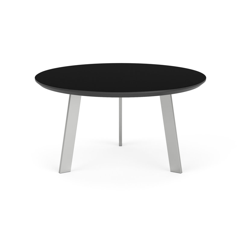Table de bout Waterfall, Nuit noire, Argent