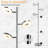 Jeannice 56.29'' Modern 3-Light LED Floor Lamp, Energy Saving