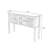 Light walnut Solid Wood Rectangular Console Table-1159930349