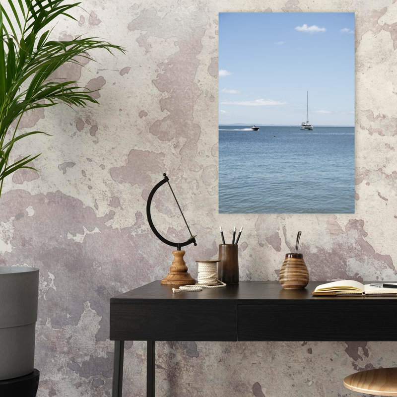 Art contemporain, art côtier d'été, H 24 po x l 16 po