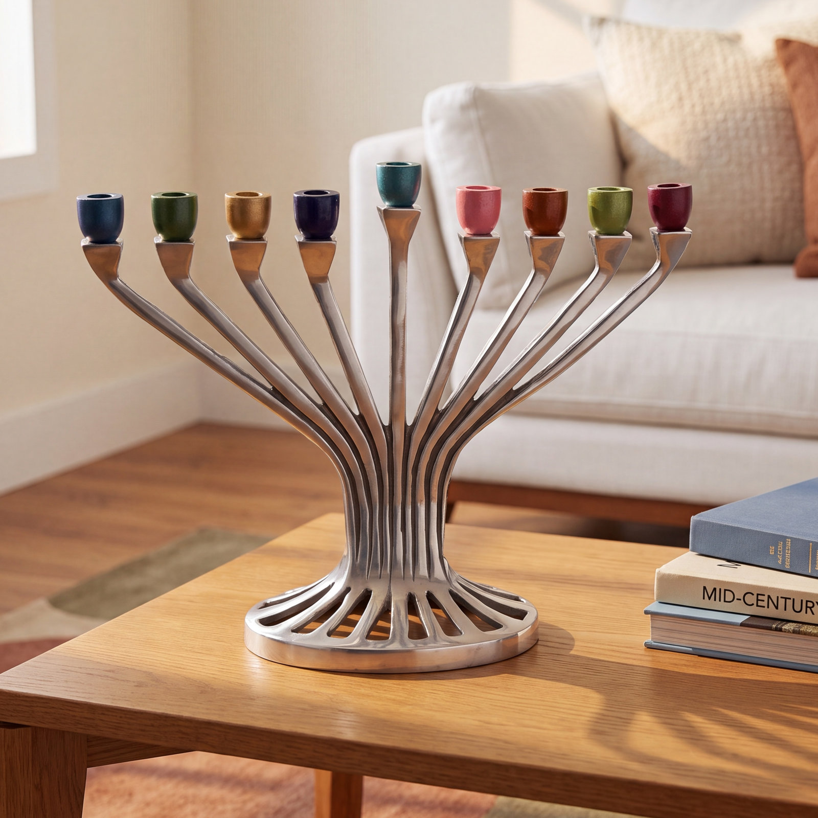 Aluminum Menorah