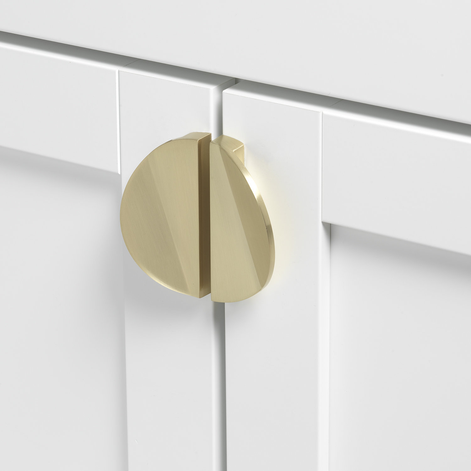 Giana Semi-Circle Cabinet Knob, Champagne Gold