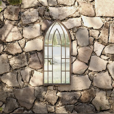 Morales Metal Flat Wall Mirror