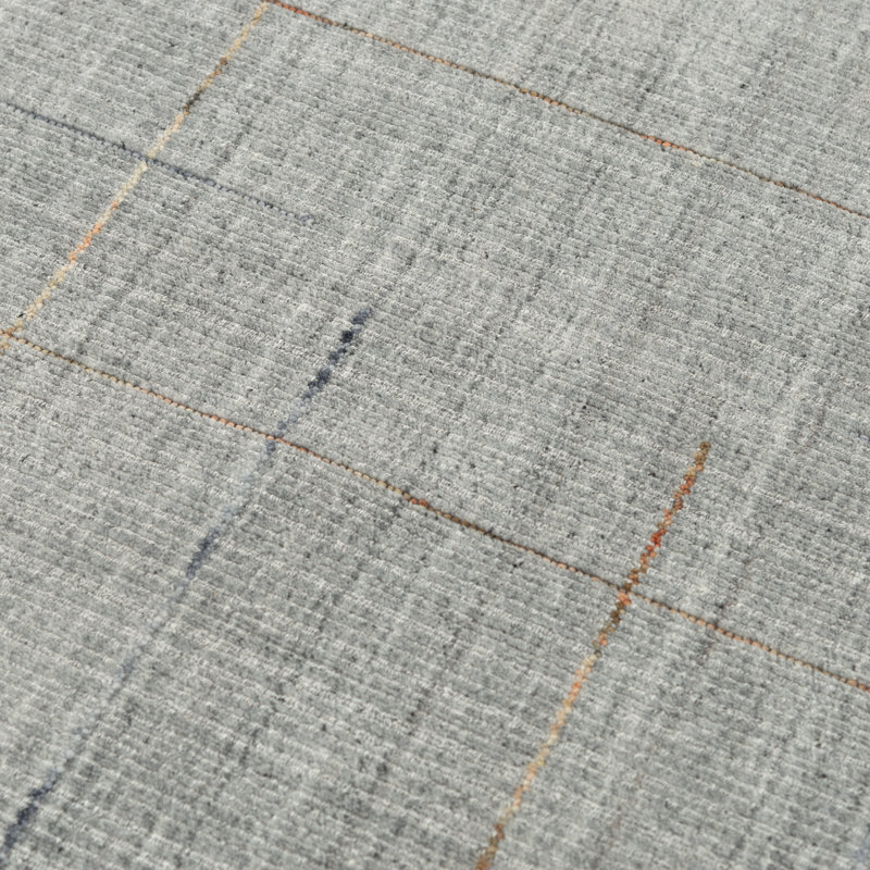 Tapis rectangulaire en laine Offir, Rectangle 9 pi 6 po x 13 pi 6 po