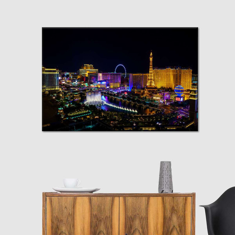 Las Vegas Canvas Print, 32" H x 48" W x 1.25" D