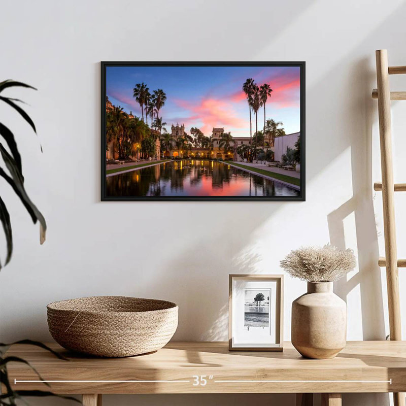 Casa De Balboa, 19 po x 13 po, Cadre flottant noir