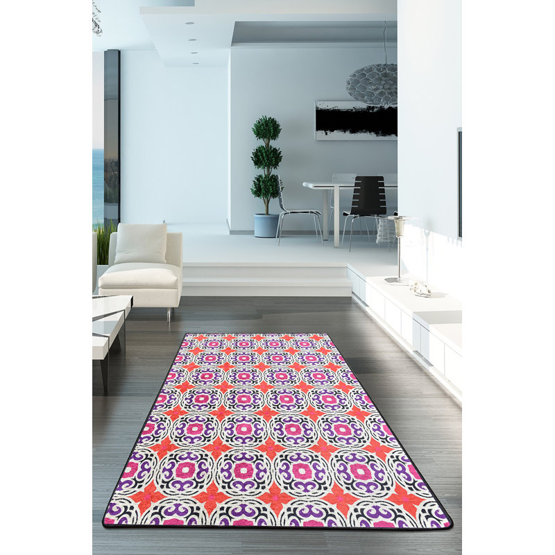 Antibacterial Non-Slip Area Rug, 100% Polyester, 47.2 x 70.9 inches | 0.16 in Pile Height, Machine Washable, Durable Felt Base | Perfect for Living Room, Bedroom, & Dining Room | Soft, Stylish, and Easy to Maintain