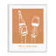 Giclée encadrée orange, Is Life-1503278086-1503278082