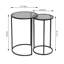 Blanton Glass Top Frame Nesting Tables-1808334805