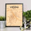 Vienna City Map - No Frame Print-991174970