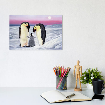 Look Who's Walking by Laura Curtin - Wrapped Canvas Painting