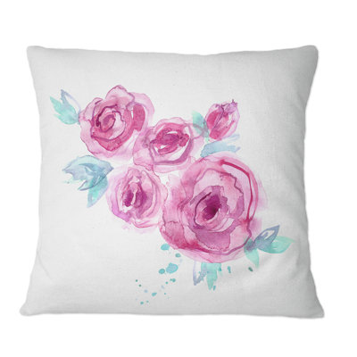 Floral Throw Pillow